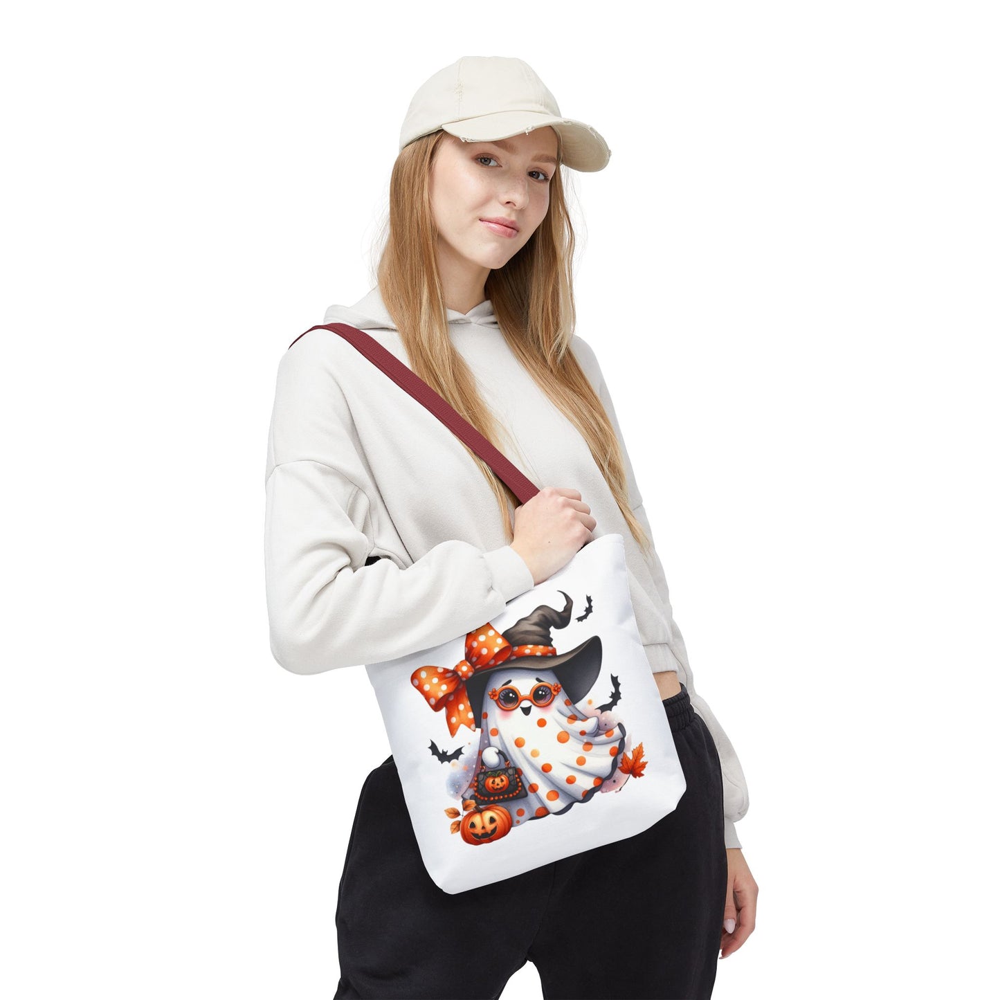 Whimsical Halloween Ghost Tote Bag