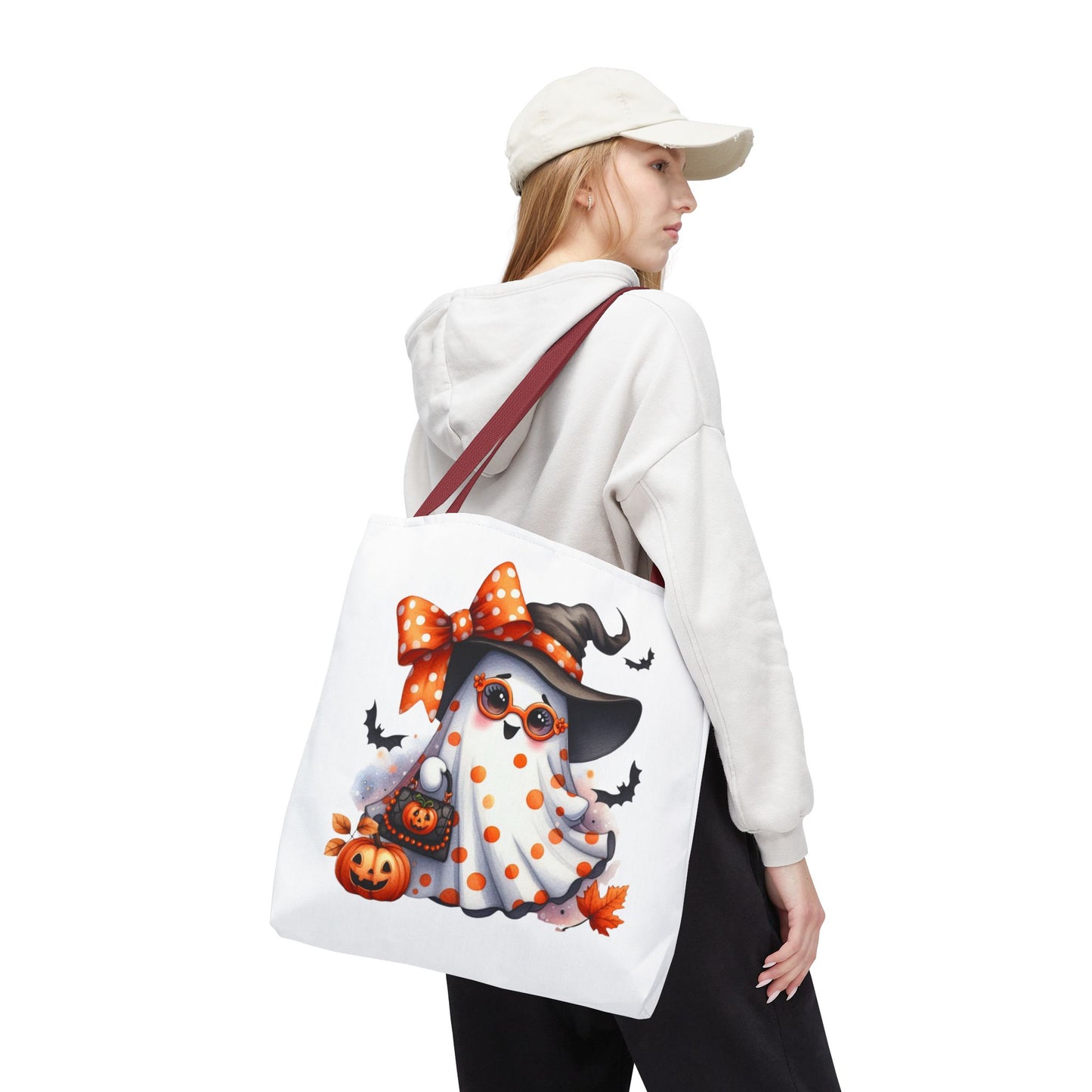 Whimsical Halloween Ghost Tote Bag