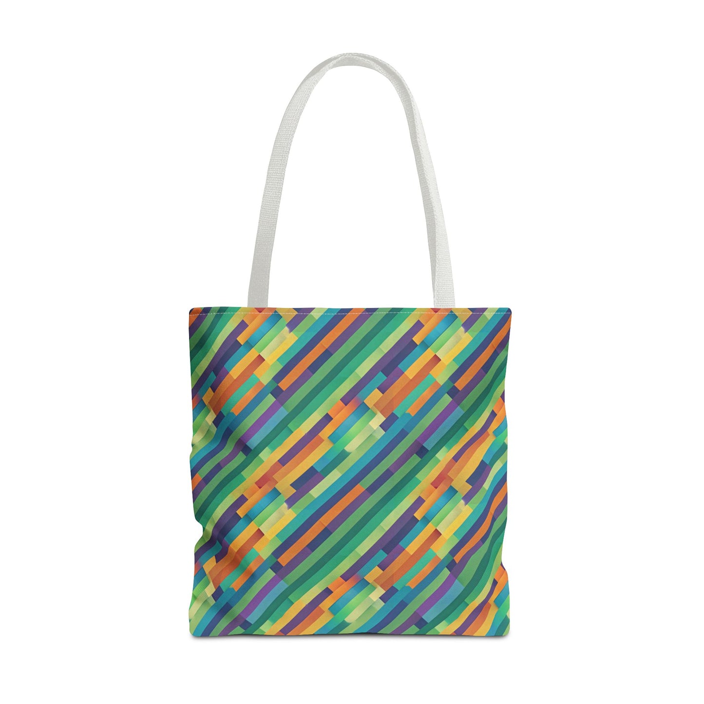 Vibrant Striped Tote Bag
