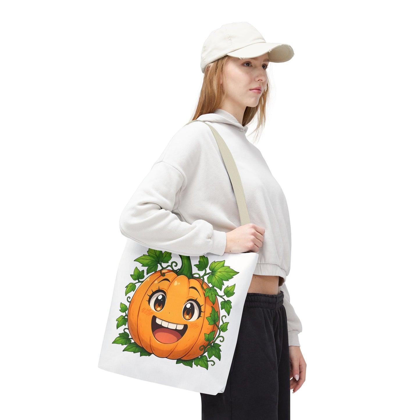 Cute Pumpkin Tote Bag for Fall