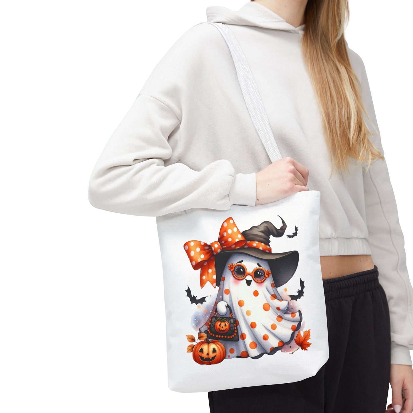 Whimsical Halloween Ghost Tote Bag
