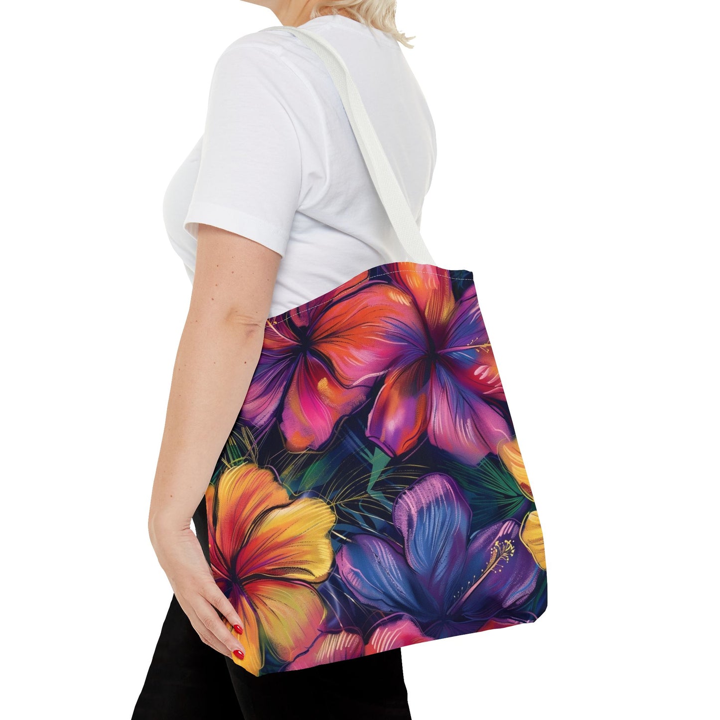 Tropical Floral Tote Bag