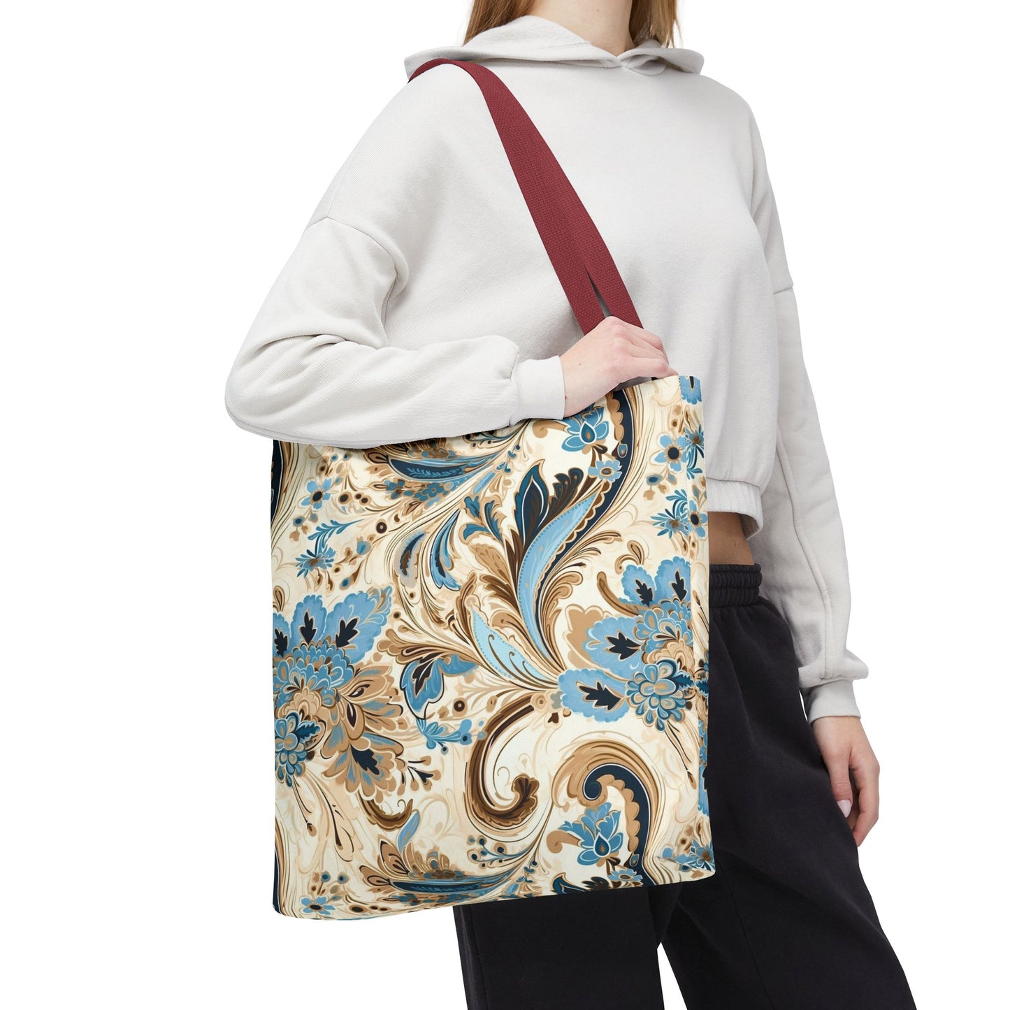 Elegant Floral Tote Bag