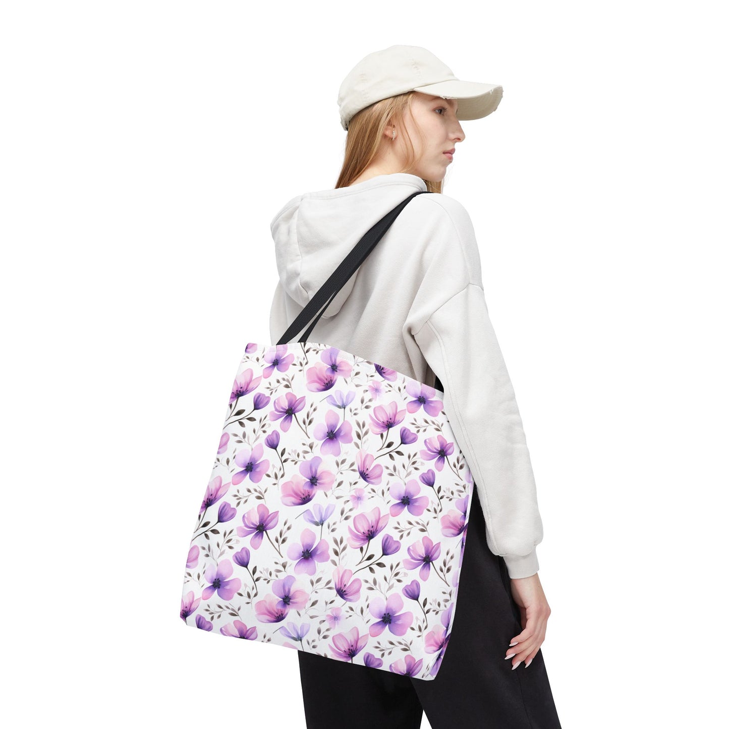 Watercolor Floral Tote Bag