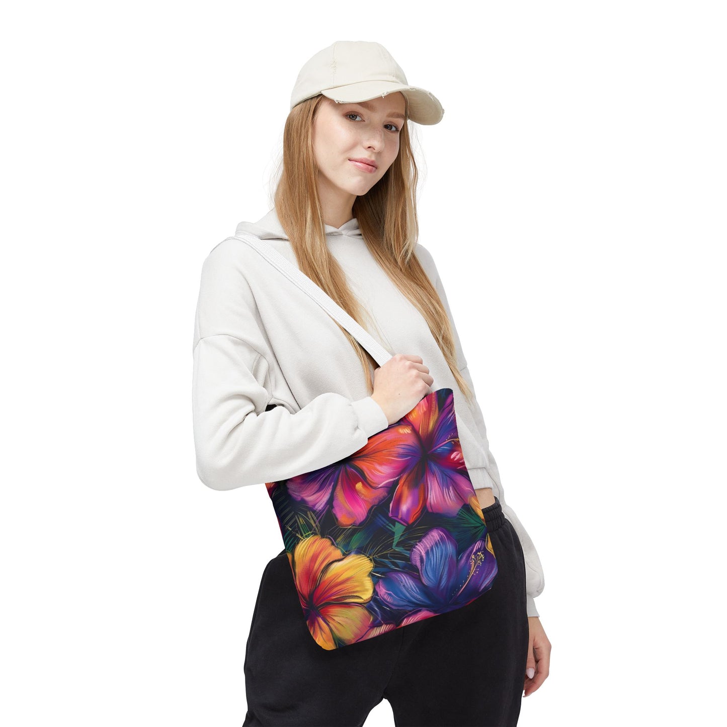 Tropical Floral Tote Bag