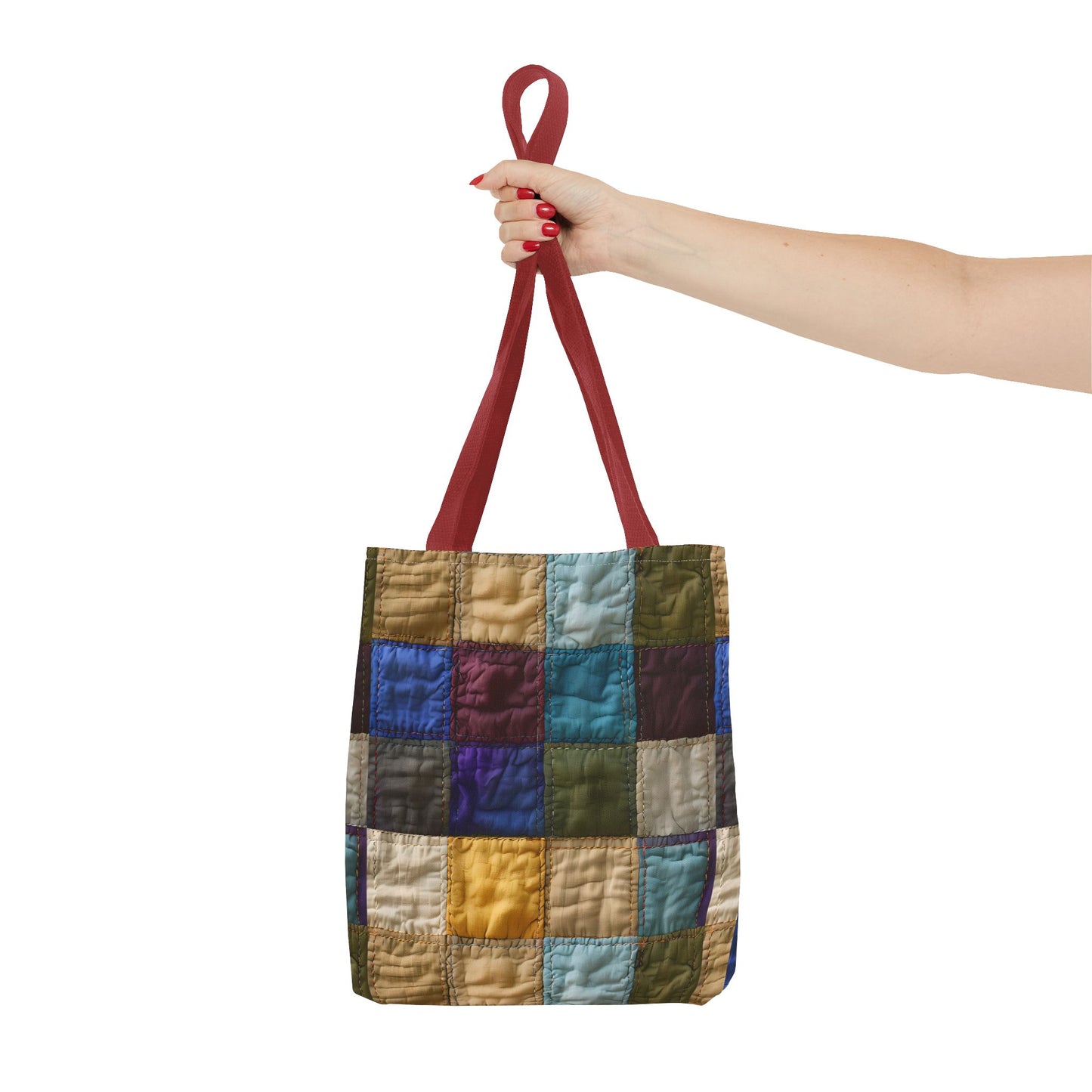 Colorful Patchwork Tote Bag, Stylish & Functional Carryall for Everyday Use
