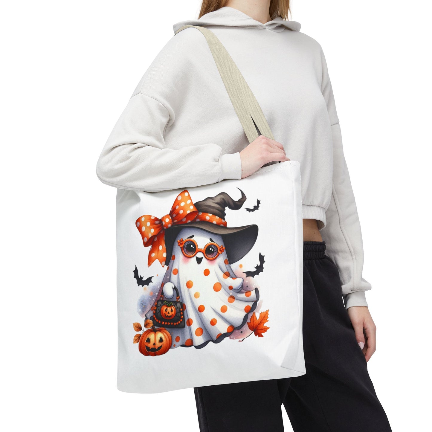 Whimsical Halloween Ghost Tote Bag