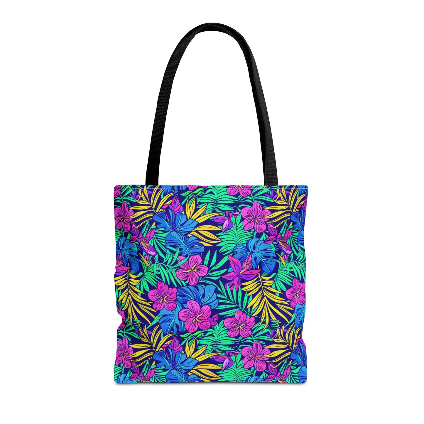 Tropical Floral Tote Bag, Beach Bag, Shopping Tote