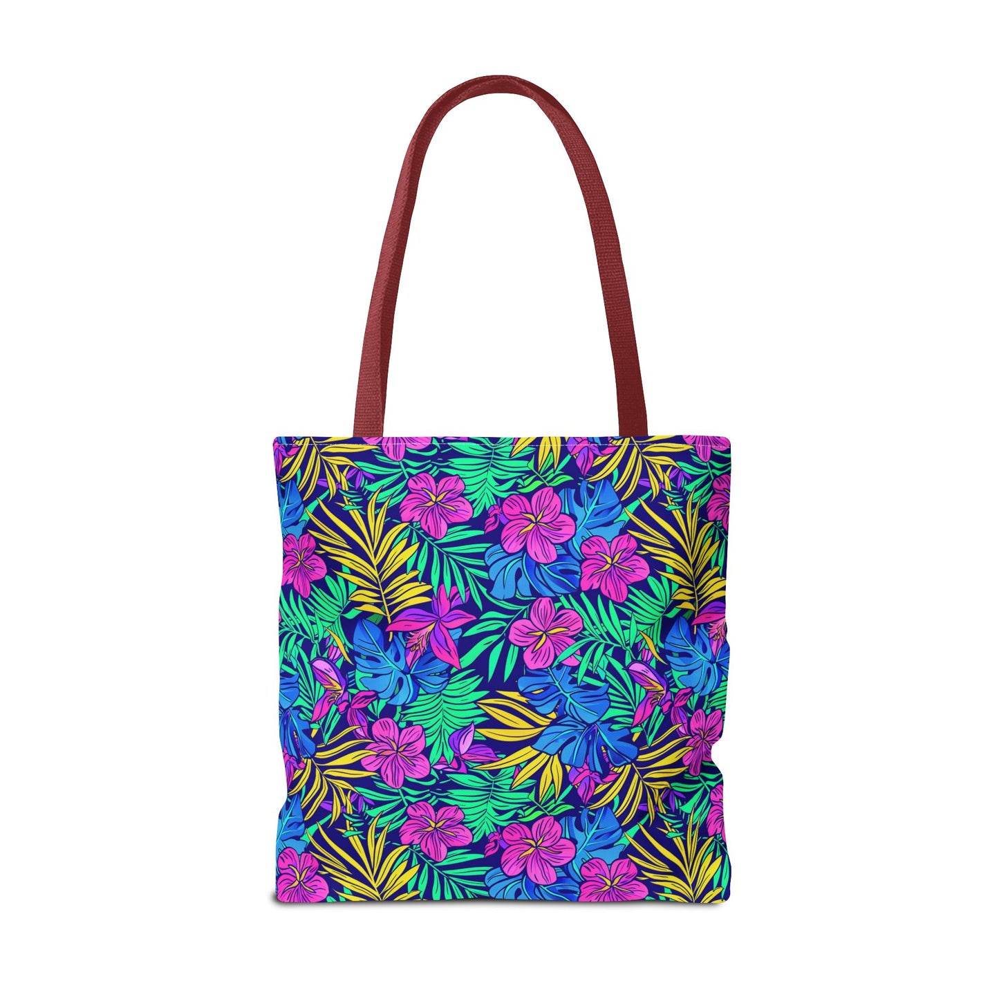 Tropical Floral Tote Bag, Beach Bag, Shopping Tote