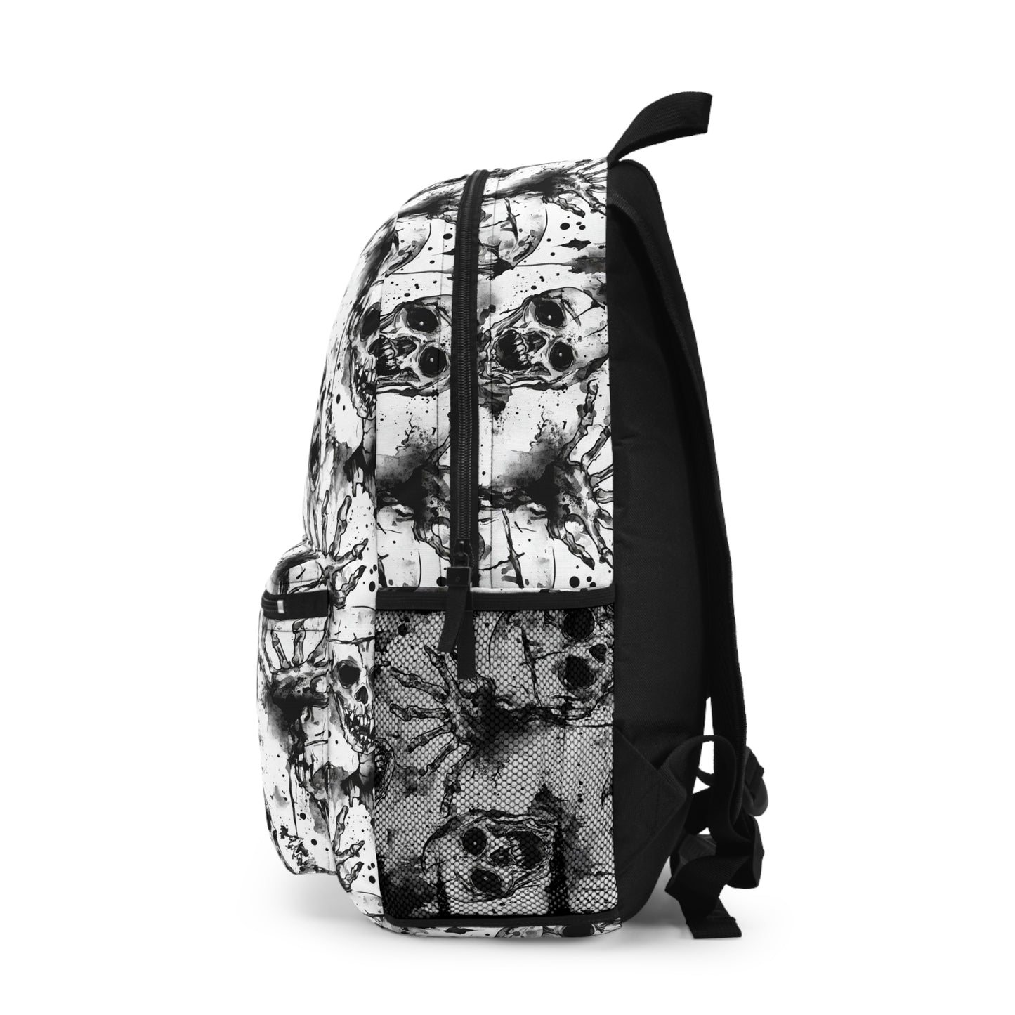 Gothic Skull Print Backpack