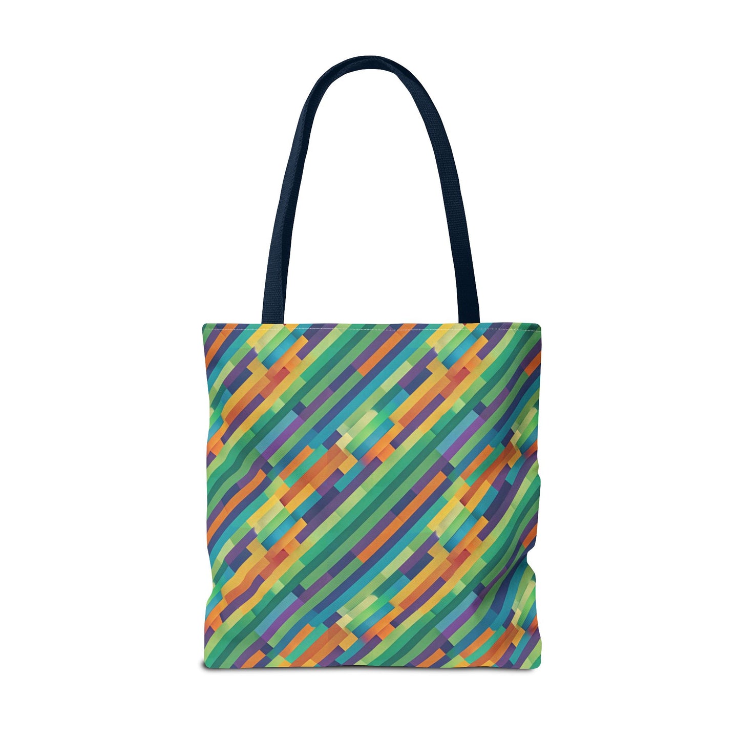 Vibrant Striped Tote Bag