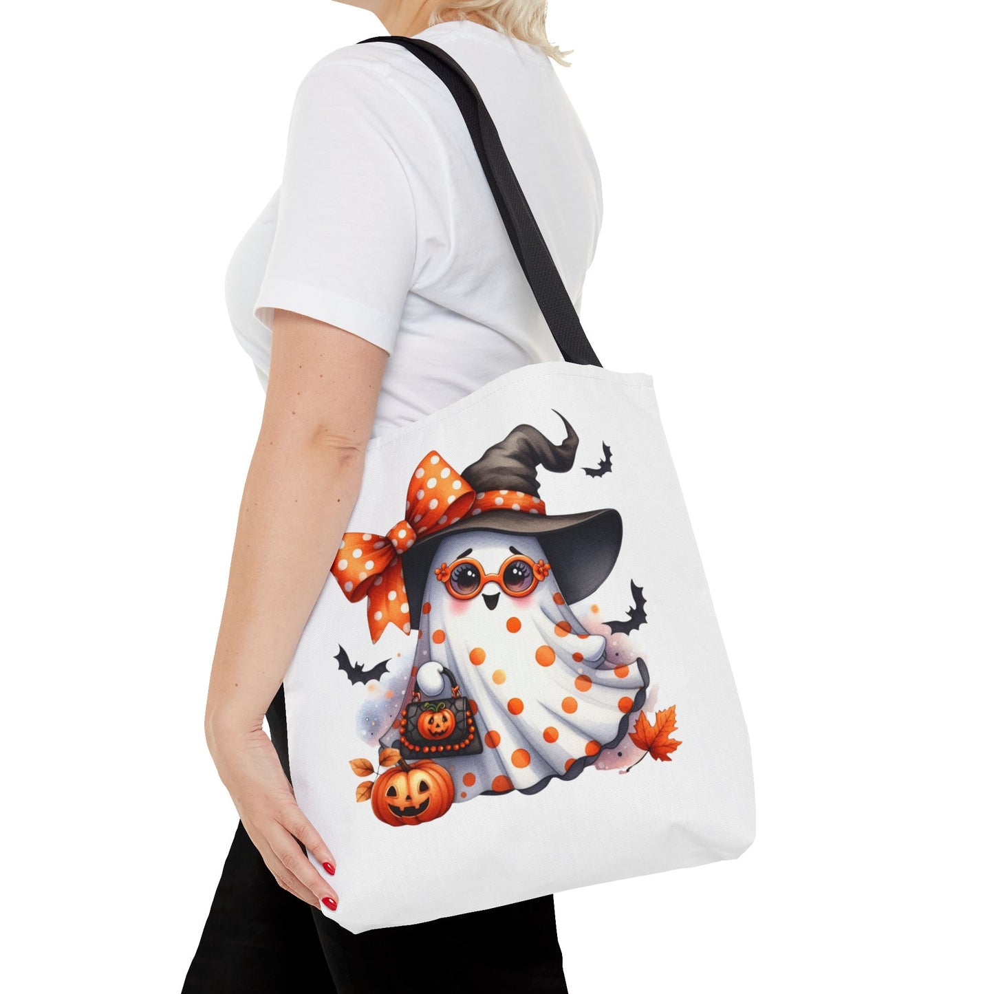 Whimsical Halloween Ghost Tote Bag