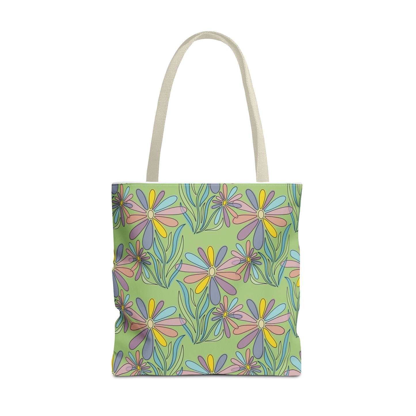 Floral Pattern Tote Bag, Gift for Garden Lovers
