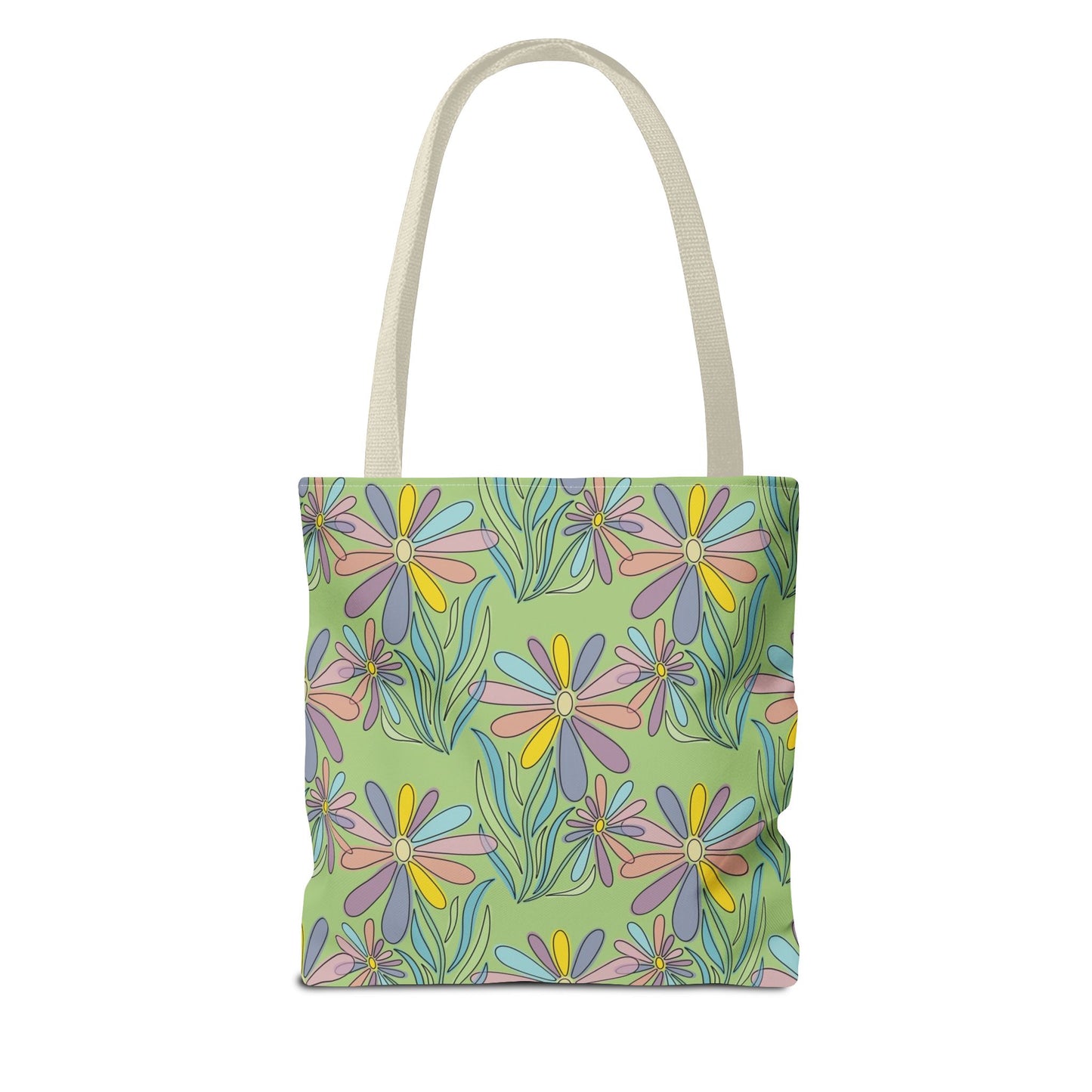 Floral Pattern Tote Bag, Gift for Garden Lovers