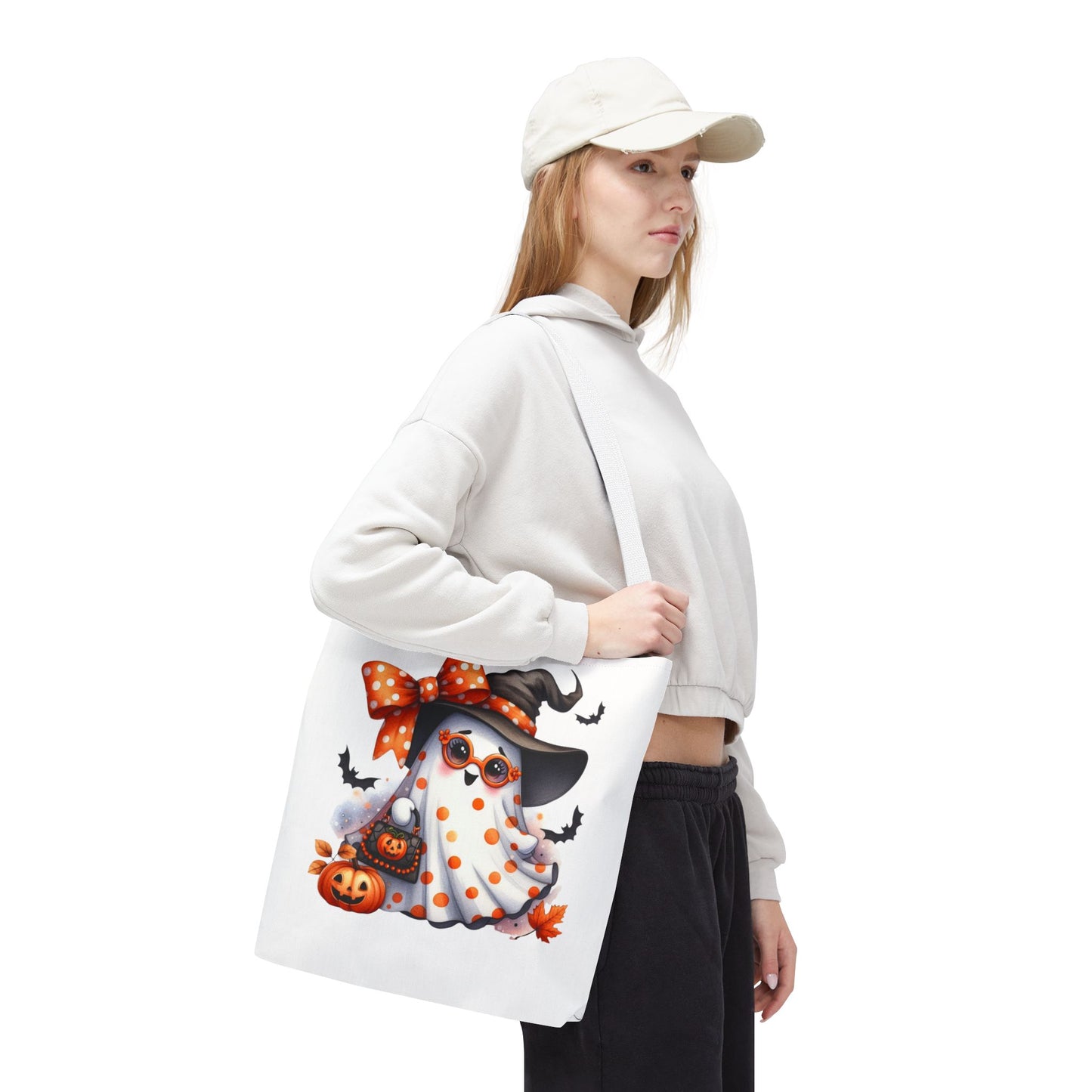 Whimsical Halloween Ghost Tote Bag