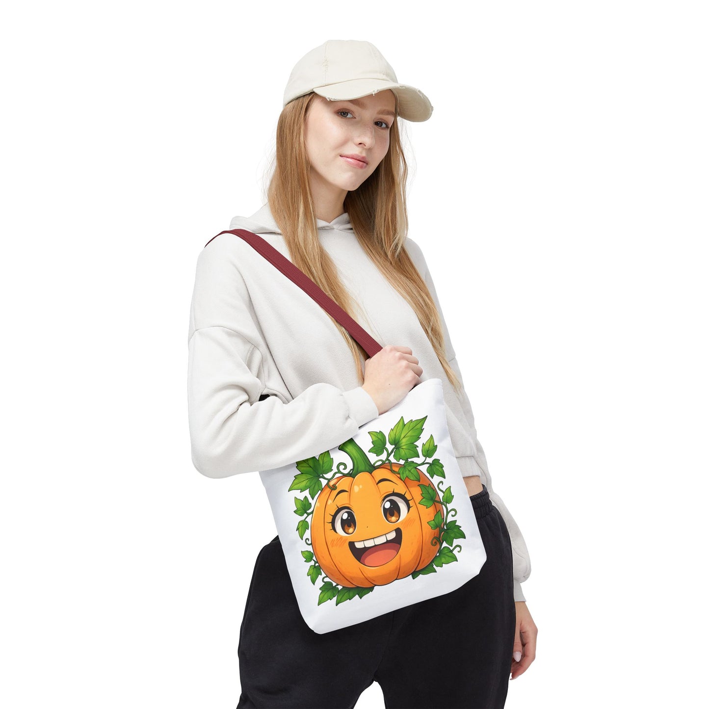 Cute Pumpkin Tote Bag for Fall