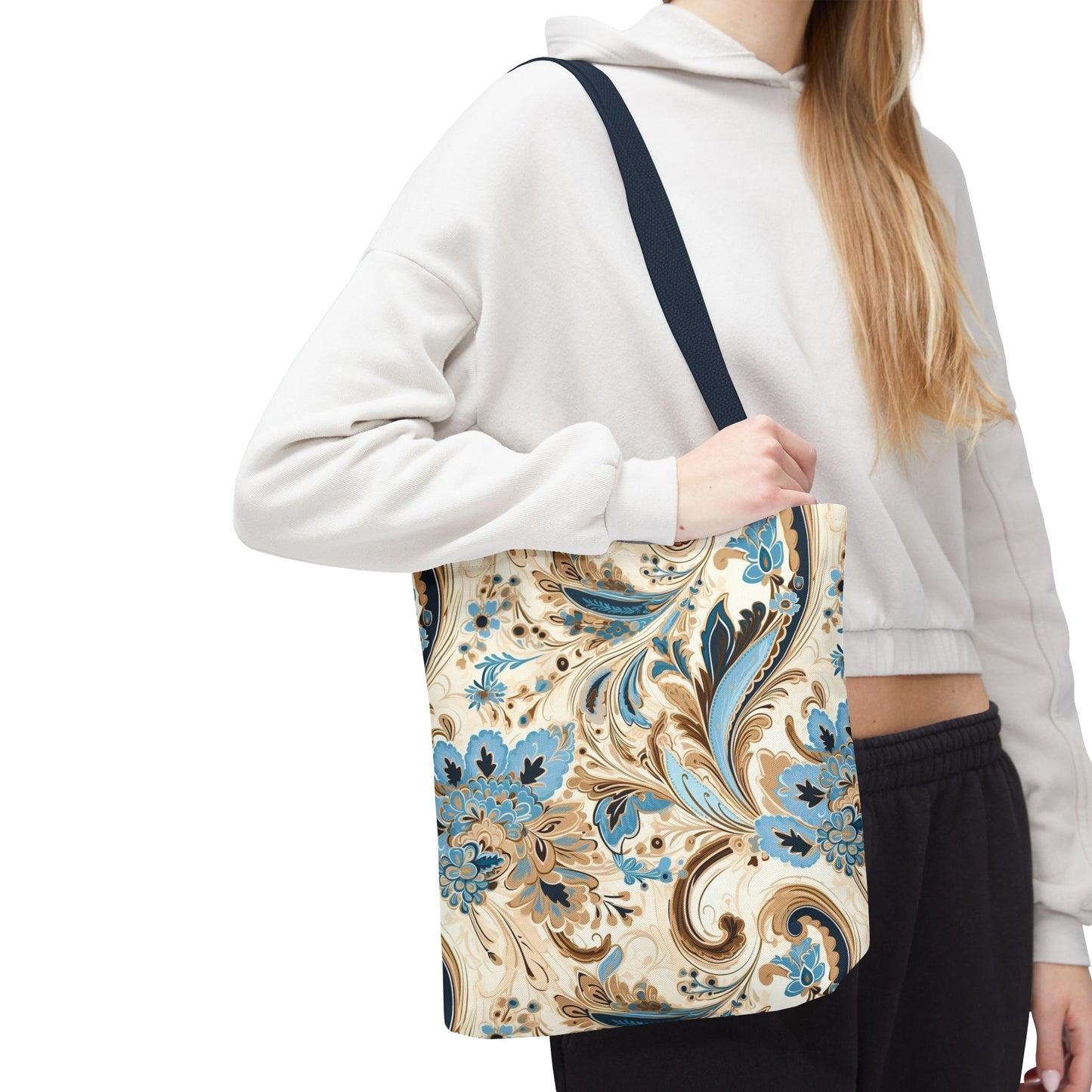 Elegant Floral Tote Bag