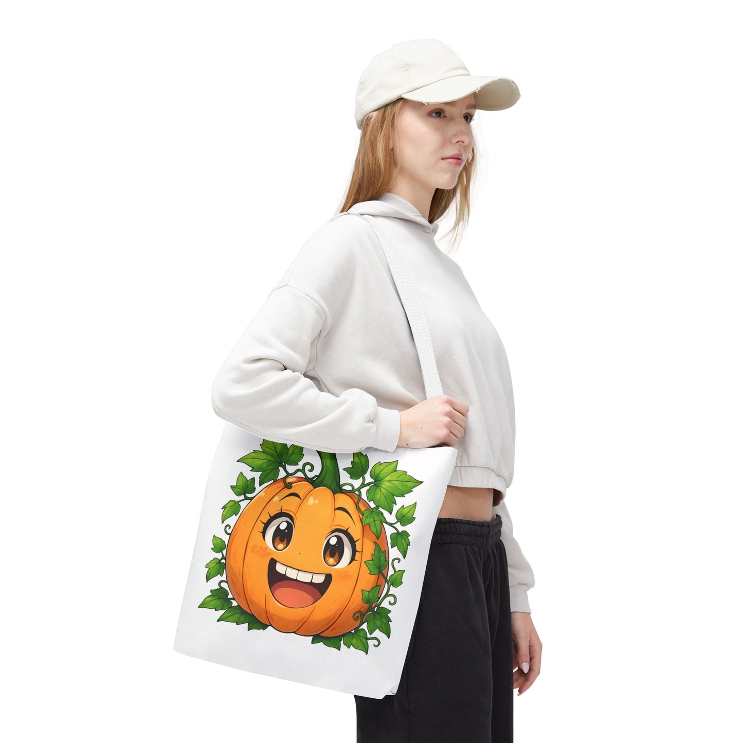 Cute Pumpkin Tote Bag for Fall