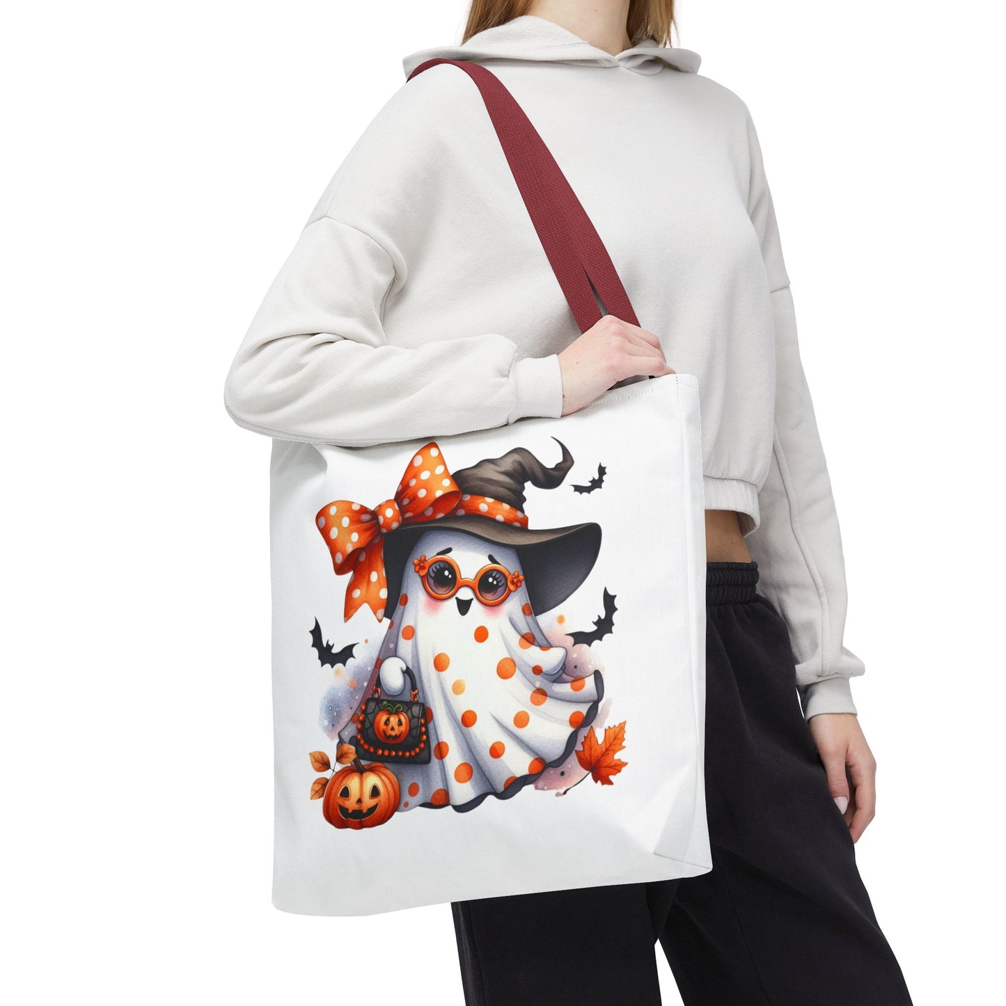 Whimsical Halloween Ghost Tote Bag