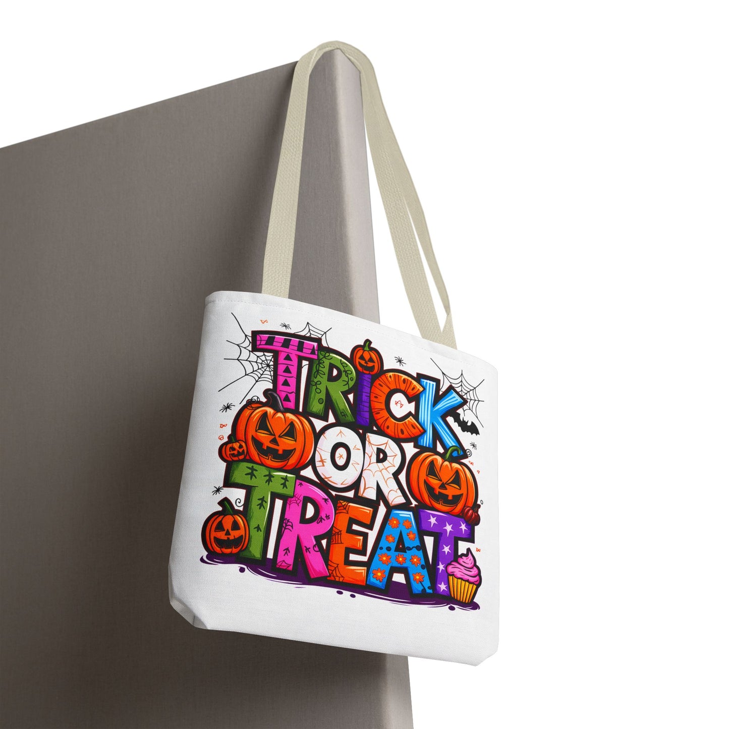 Halloween Trick or Treat Tote Bag, Spooky Gift