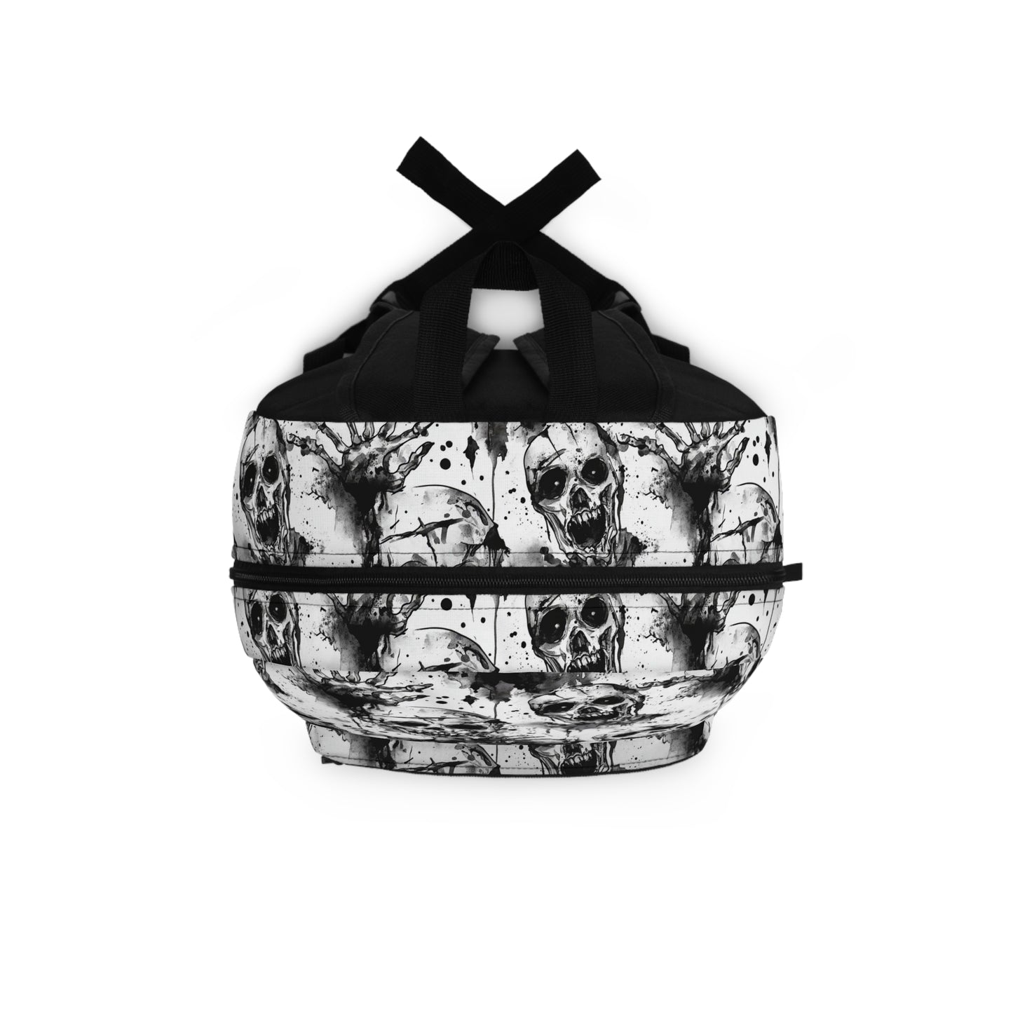 Gothic Skull Print Backpack