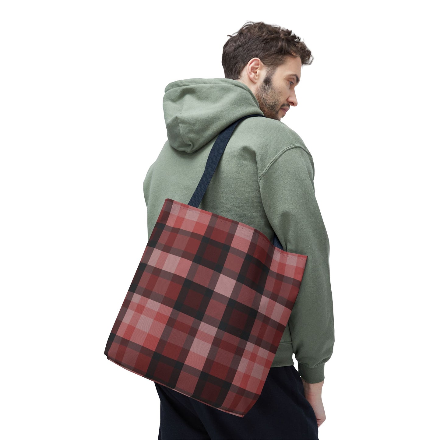 Cozy Plaid Tote Bag, Perfect for Fashionistas