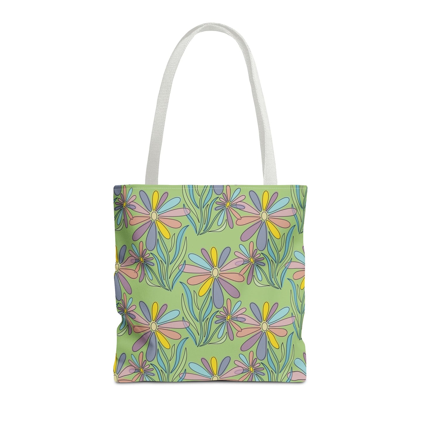 Floral Pattern Tote Bag, Gift for Garden Lovers