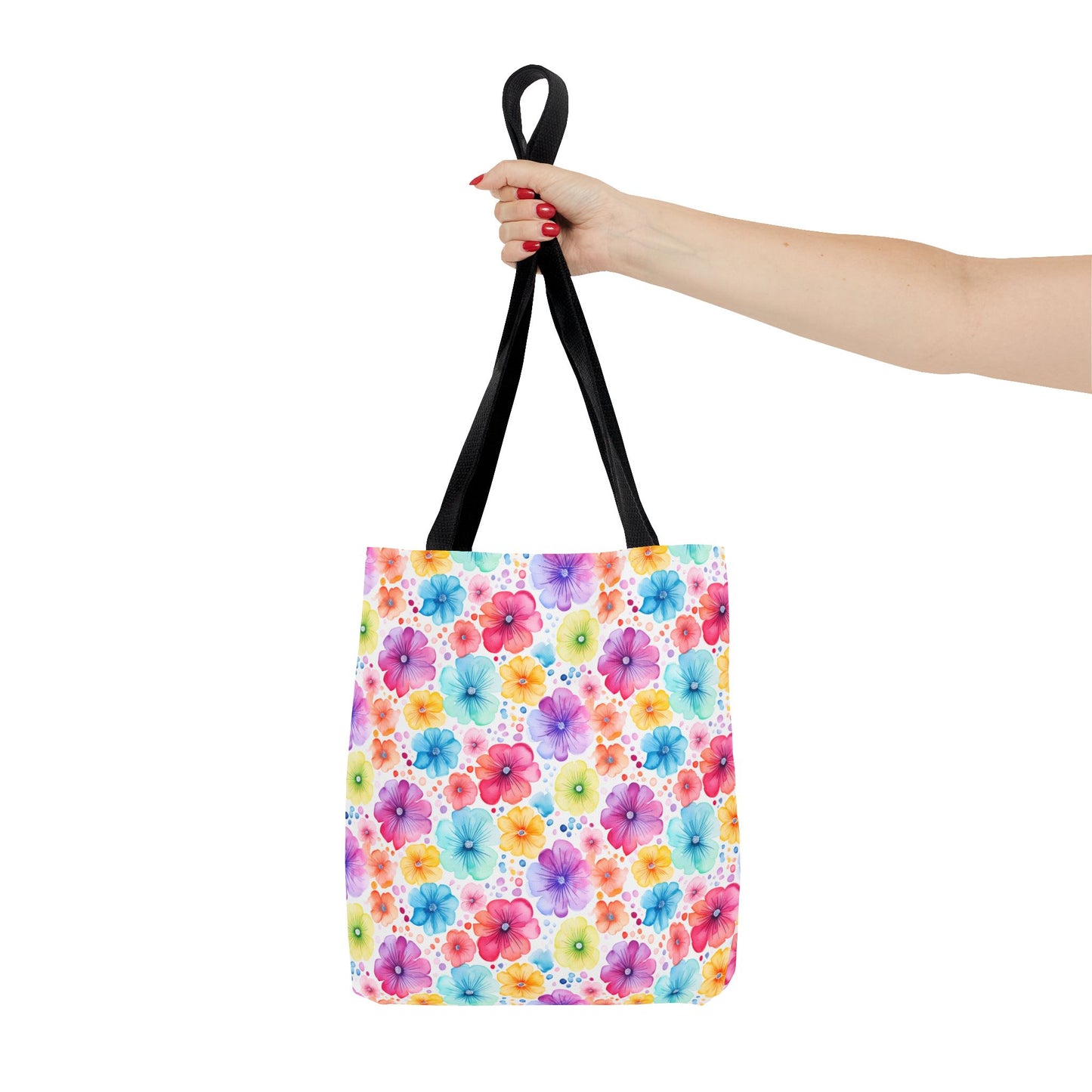 Vibrant Floral Tote Bag, Perfect Gift for Mother's Day, Bright Summer Accessory
