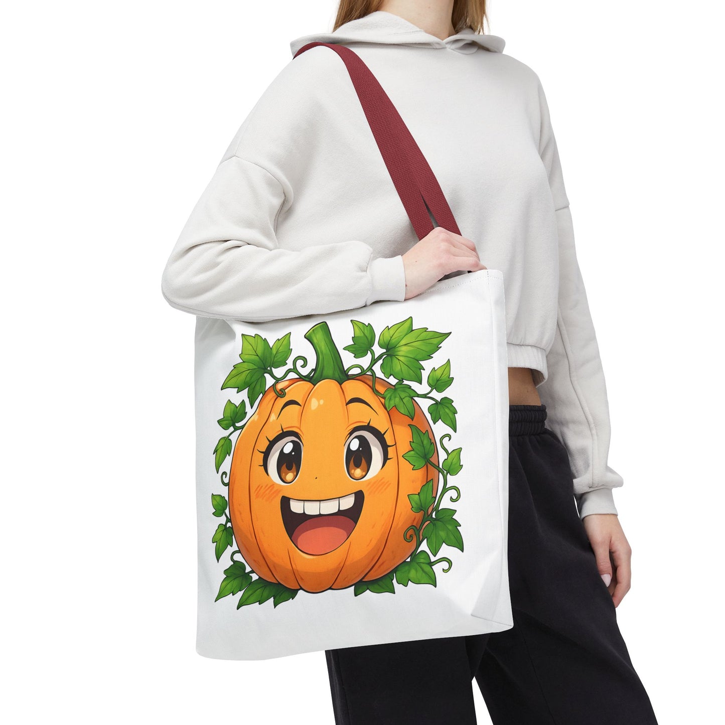 Cute Pumpkin Tote Bag for Fall