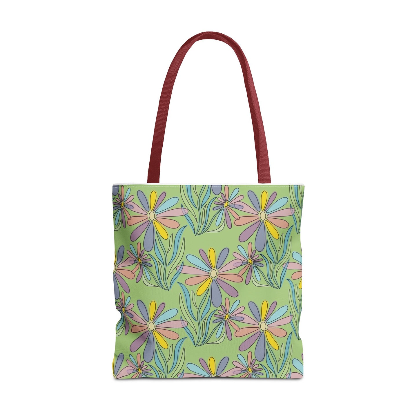 Floral Pattern Tote Bag, Gift for Garden Lovers