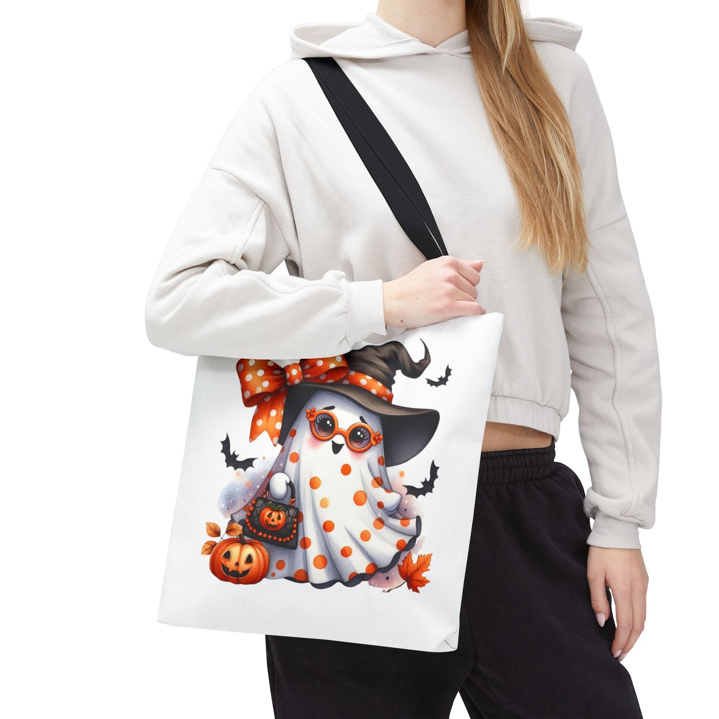 Whimsical Halloween Ghost Tote Bag