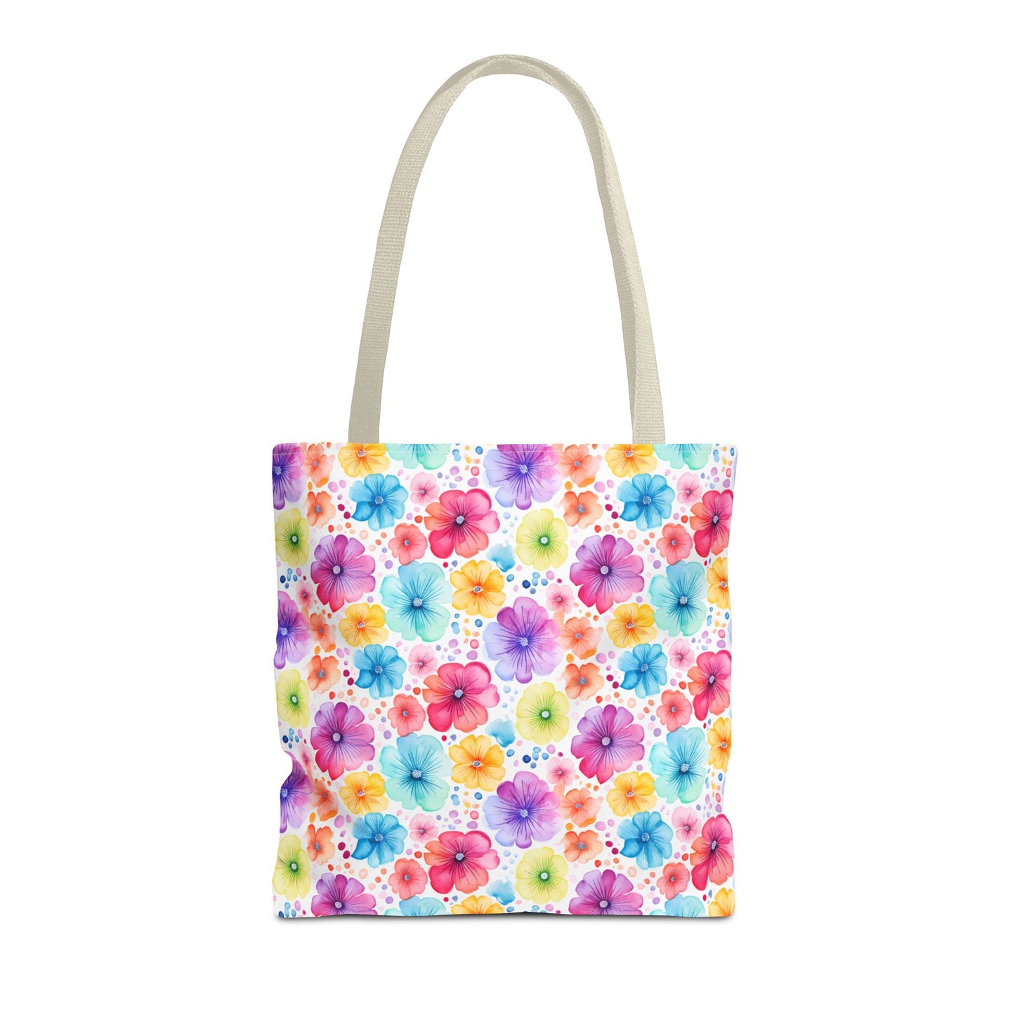 Vibrant Floral Tote Bag, Perfect Gift for Mother's Day, Bright Summer Accessory