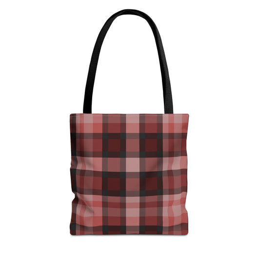 Cozy Plaid Tote Bag, Perfect for Fashionistas