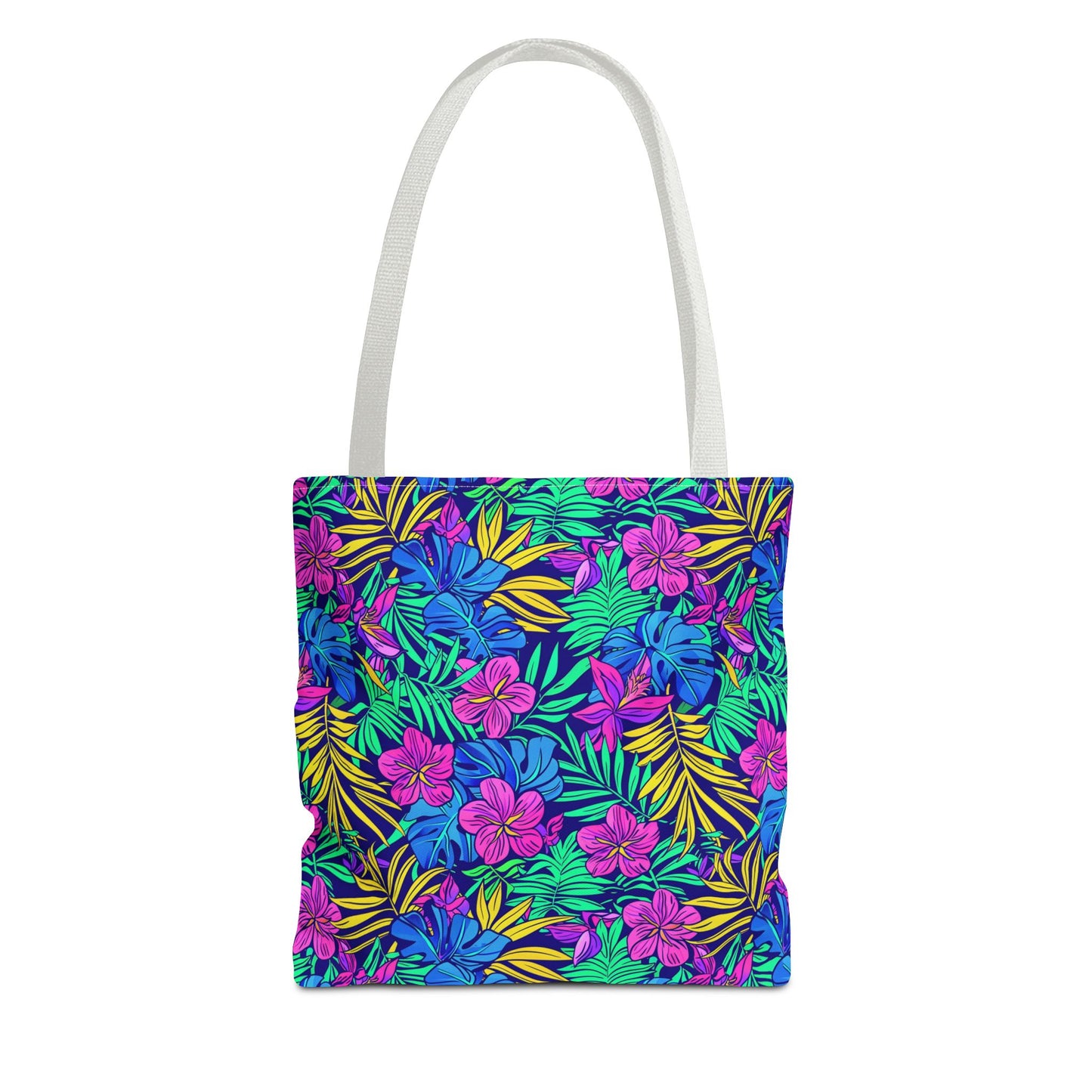 Tropical Floral Tote Bag, Beach Bag, Shopping Tote