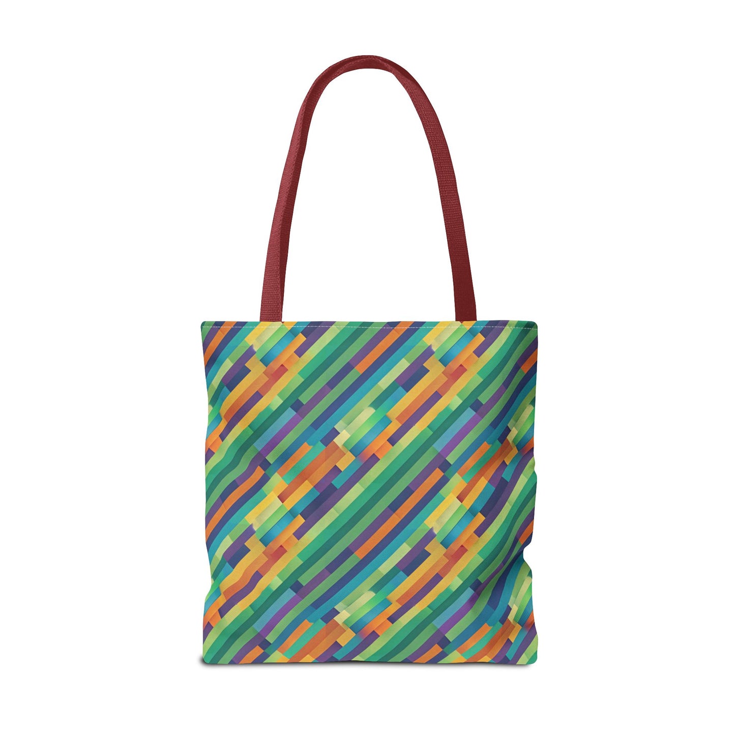 Vibrant Striped Tote Bag