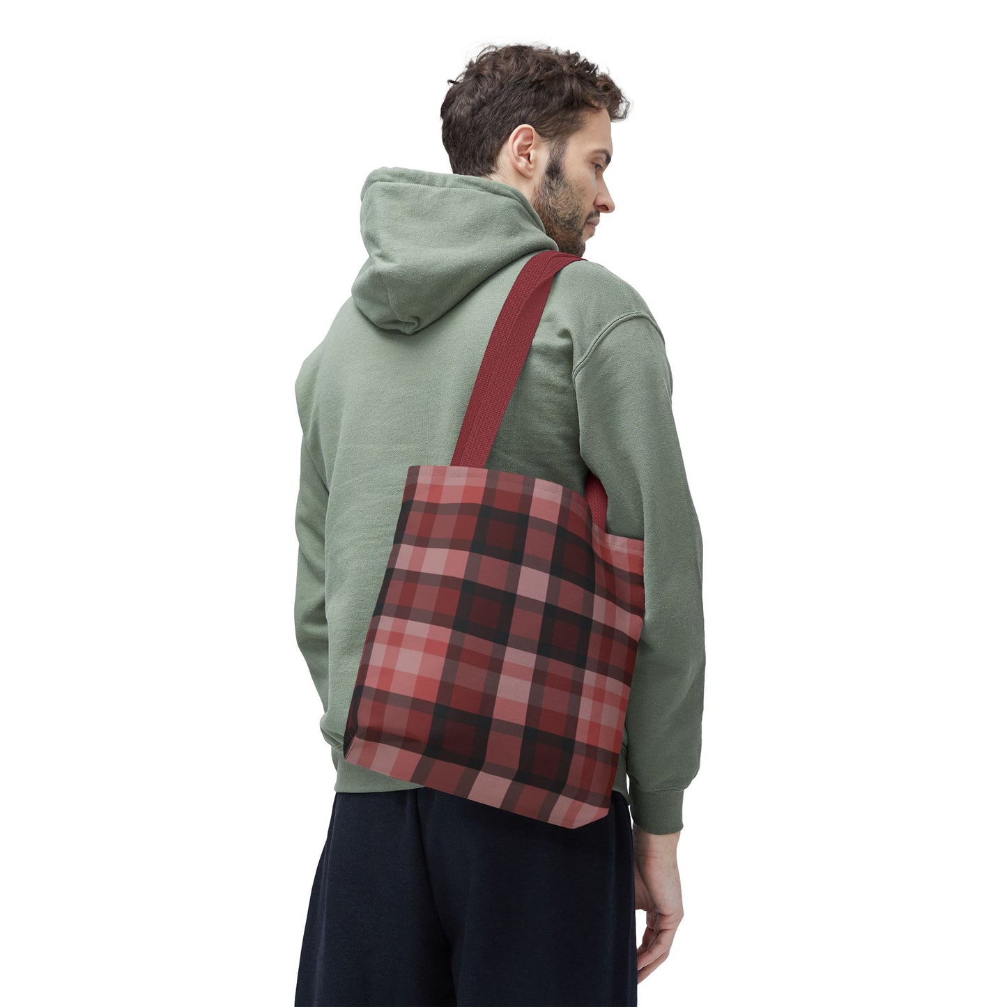 Cozy Plaid Tote Bag, Perfect for Fashionistas