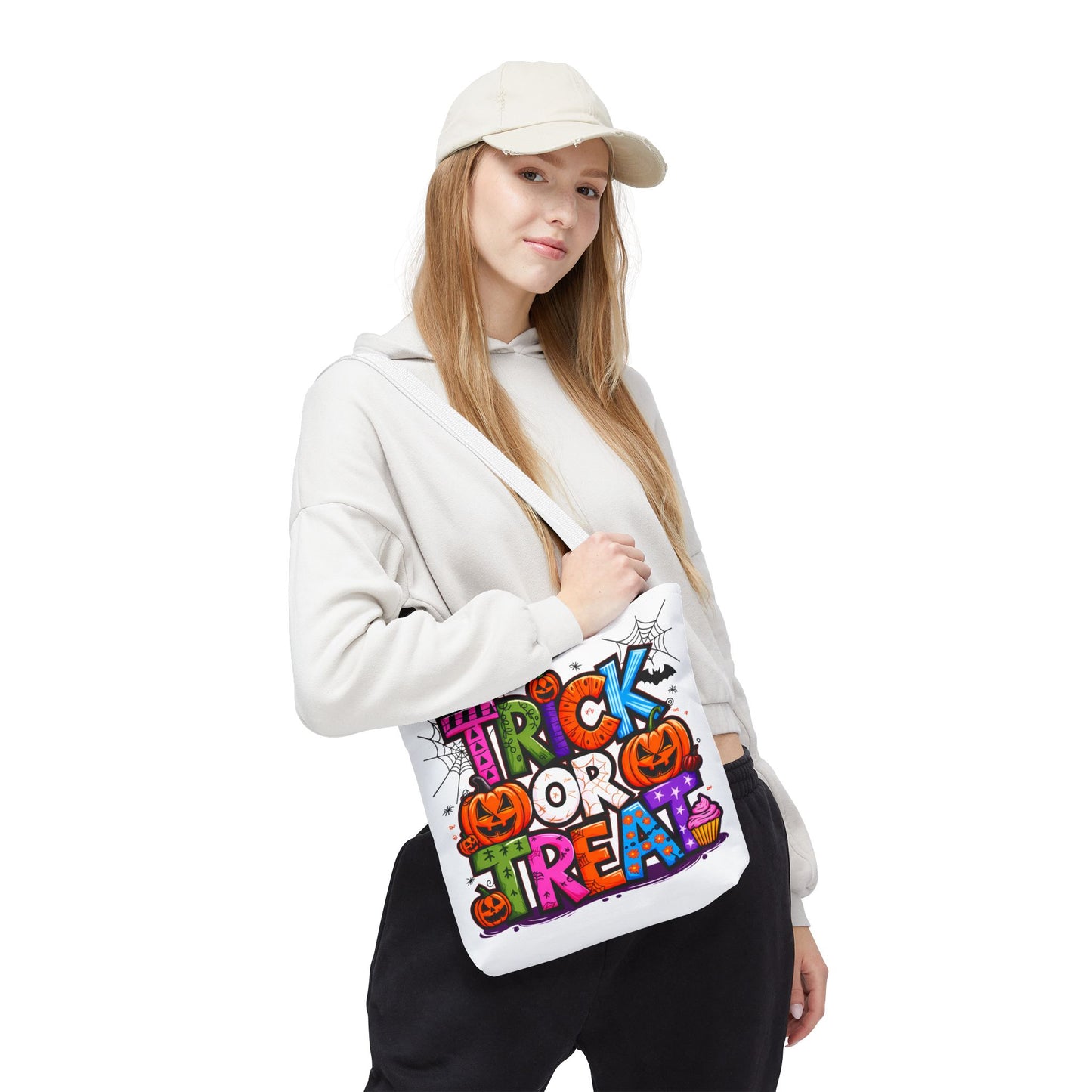 Halloween Trick or Treat Tote Bag, Spooky Gift