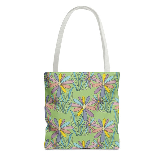 Floral Pattern Tote Bag, Gift for Garden Lovers