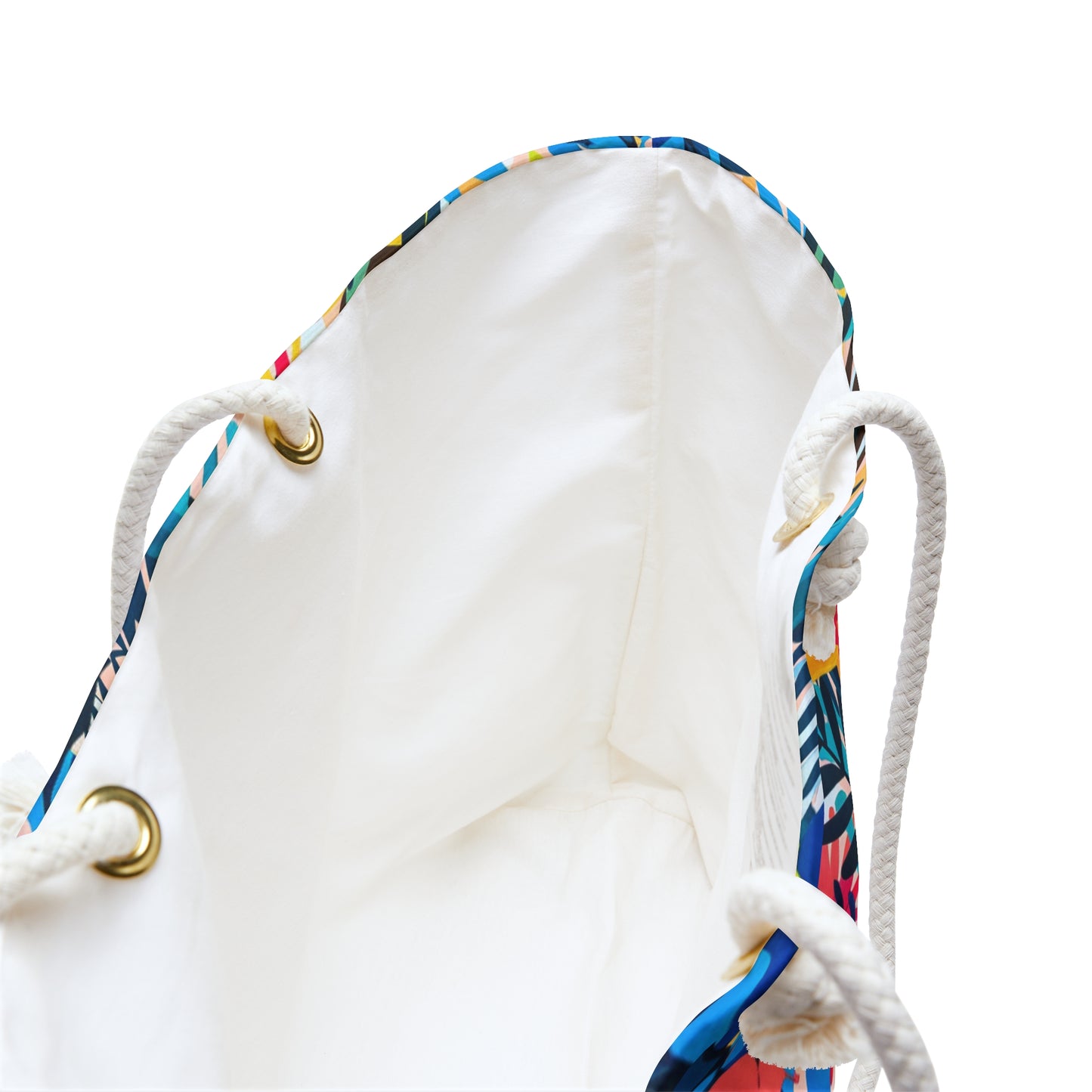 Tropical Leaves Weekender Beach Bag