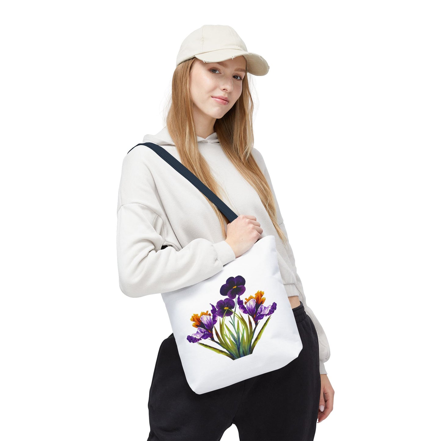 Floral Tote Bag, Reusable Grocery Tote