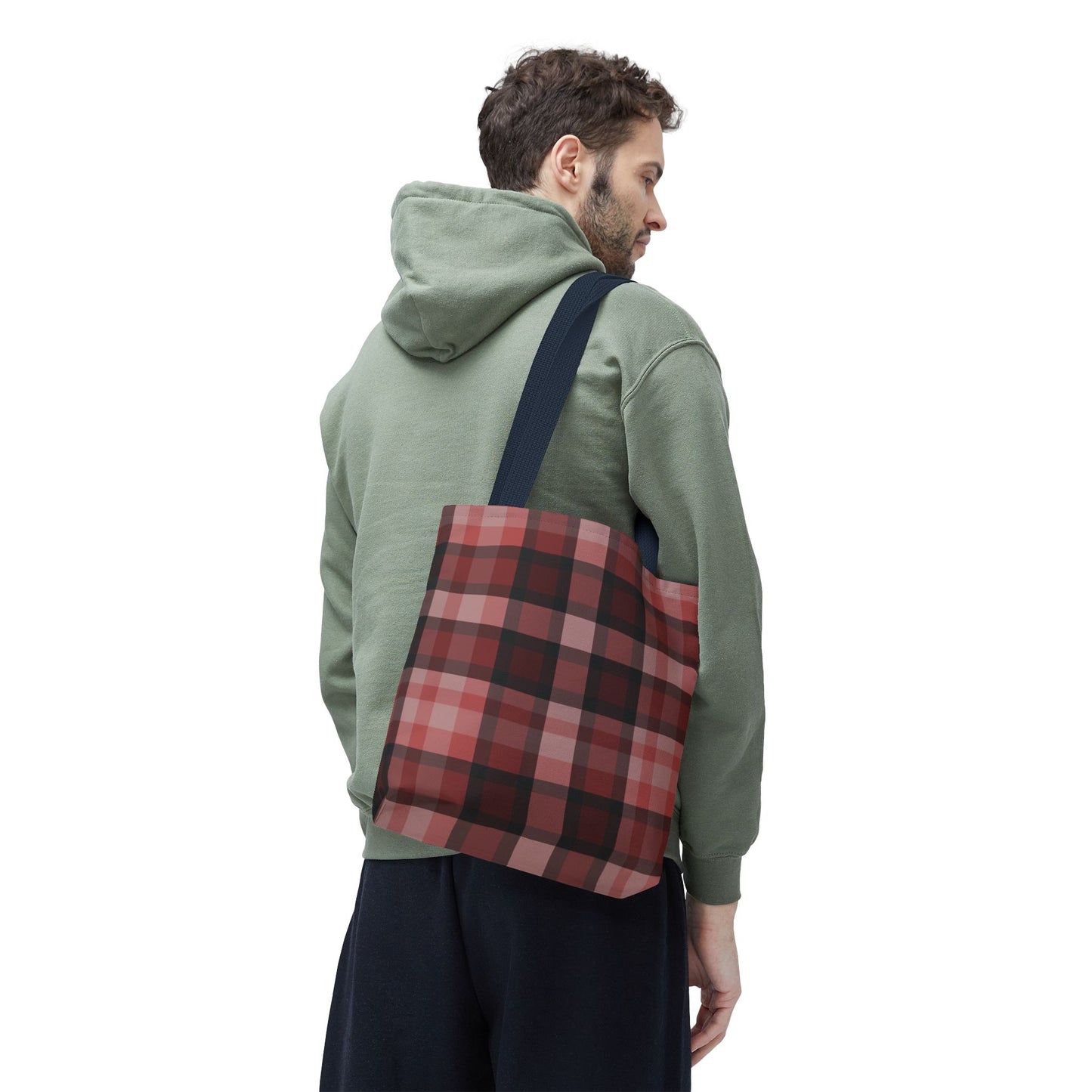 Cozy Plaid Tote Bag, Perfect for Fashionistas