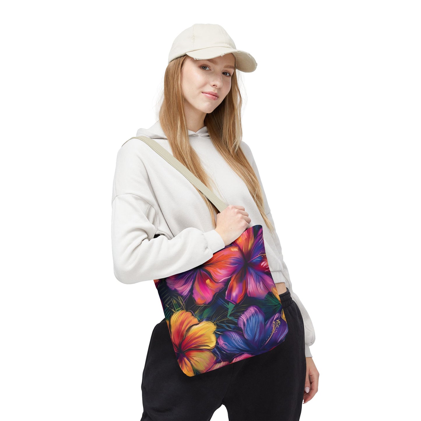 Tropical Floral Tote Bag