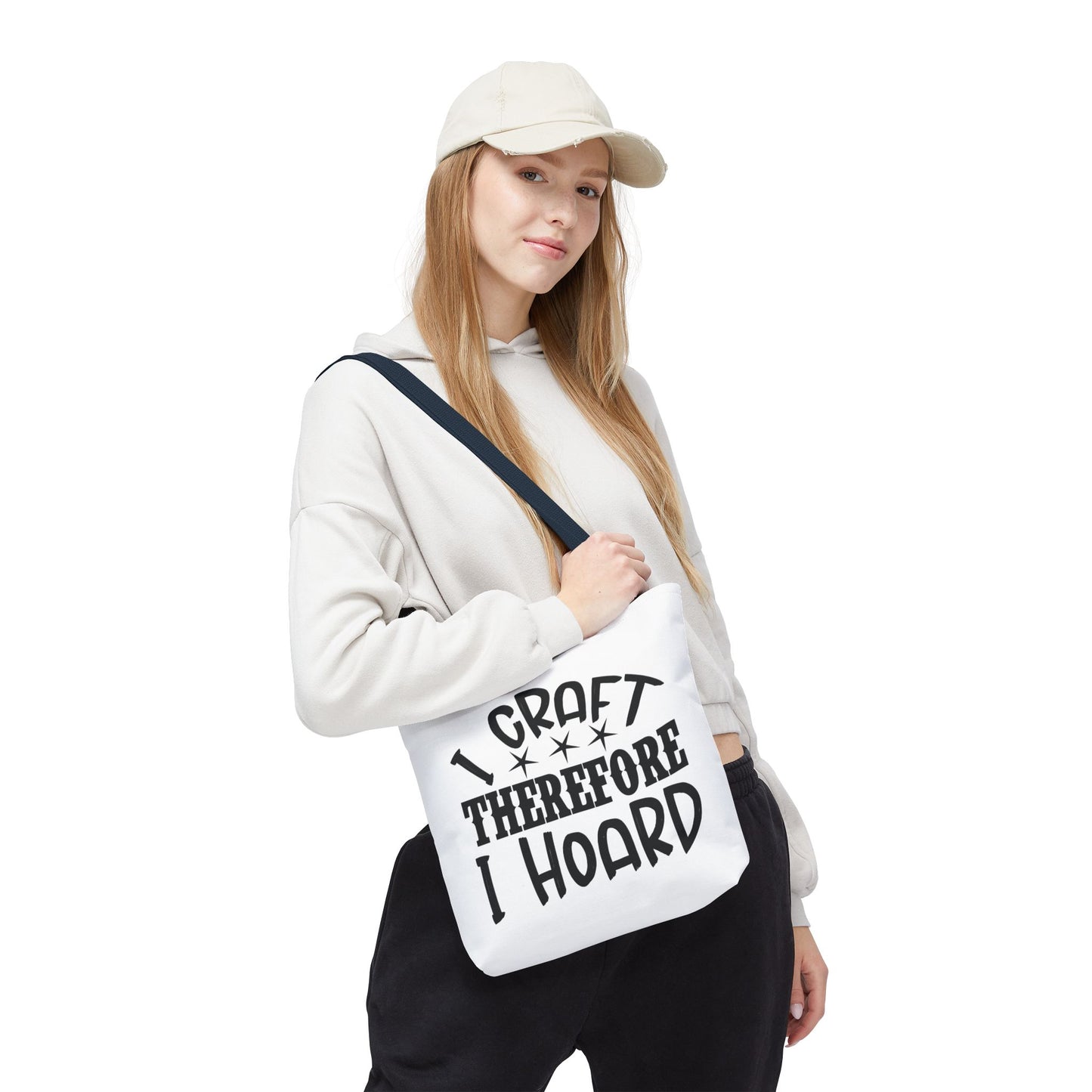 Craft Lover Tote Bag, I Craft Therefore I Hoard