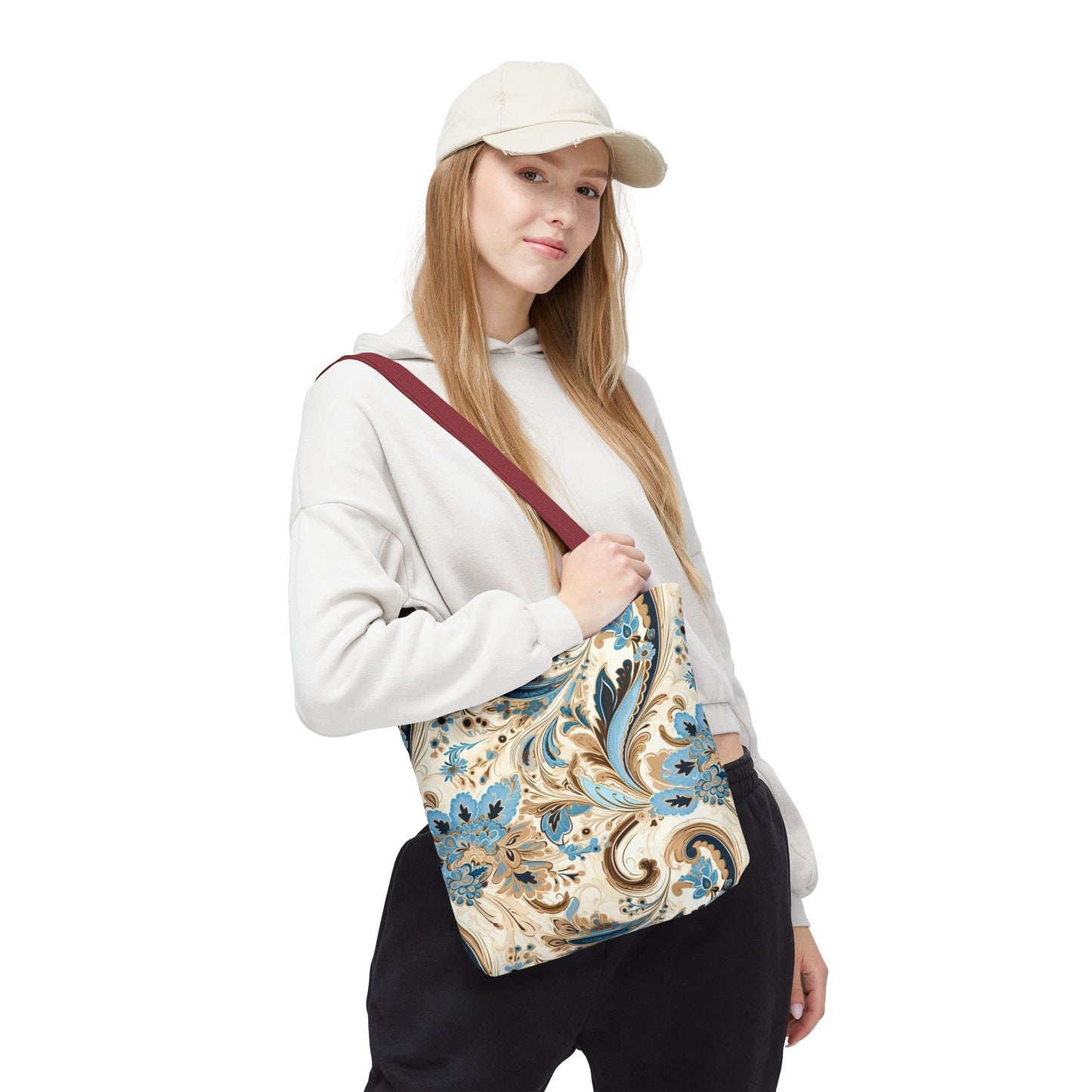 Elegant Floral Tote Bag
