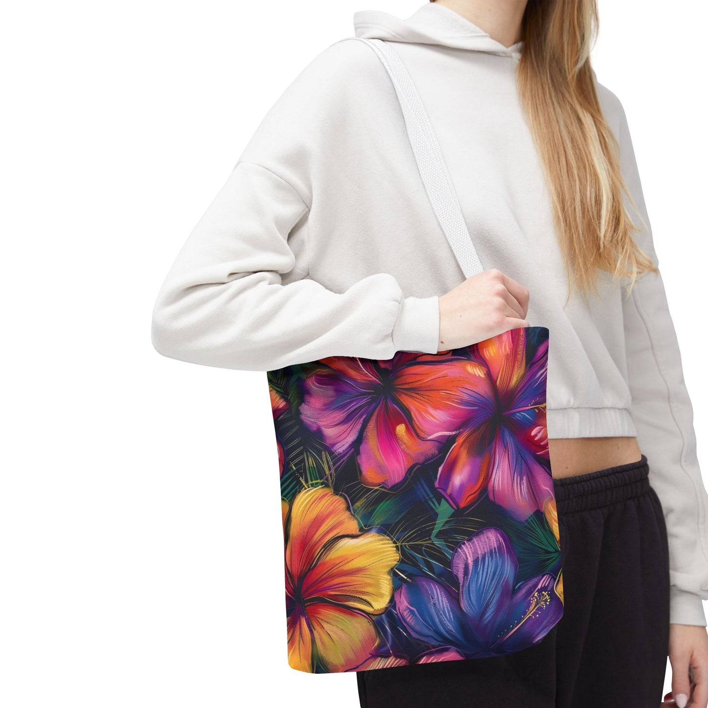 Tropical Floral Tote Bag