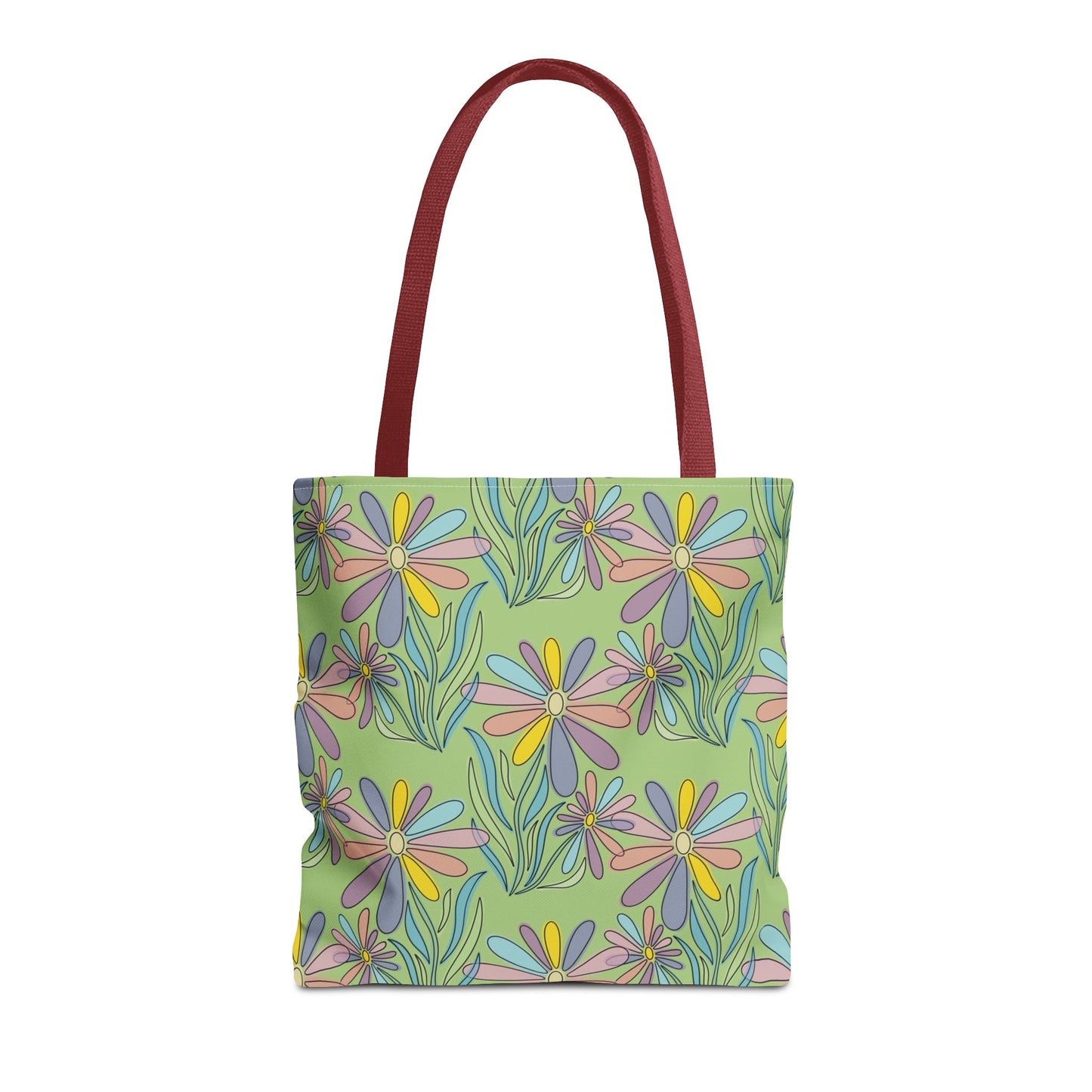 Floral Pattern Tote Bag, Gift for Garden Lovers