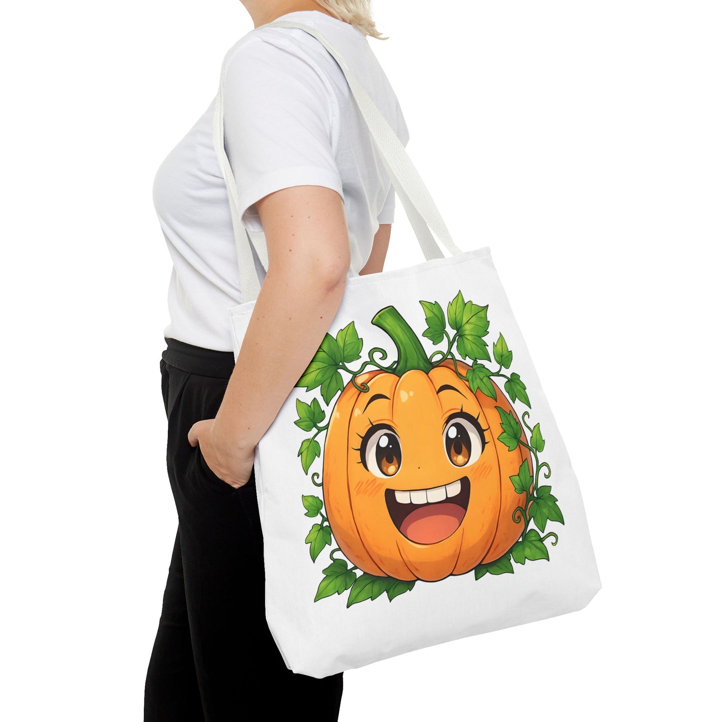 Cute Pumpkin Tote Bag for Fall
