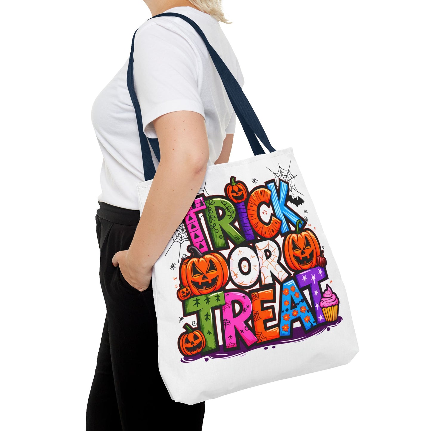 Halloween Trick or Treat Tote Bag, Spooky Gift