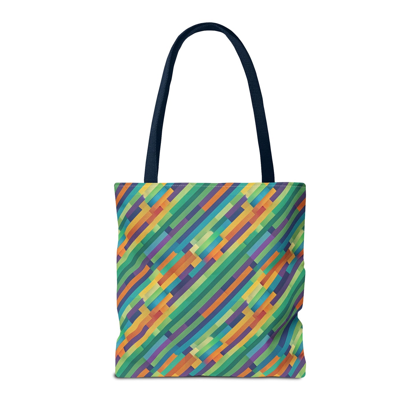 Vibrant Striped Tote Bag