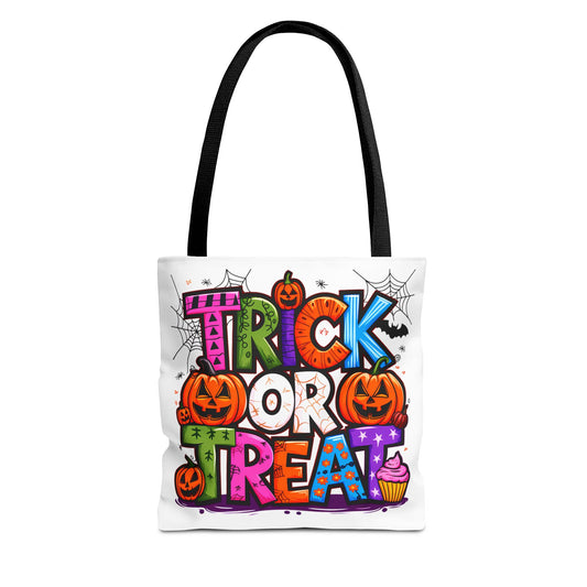 Halloween Trick or Treat Tote Bag, Spooky Gift